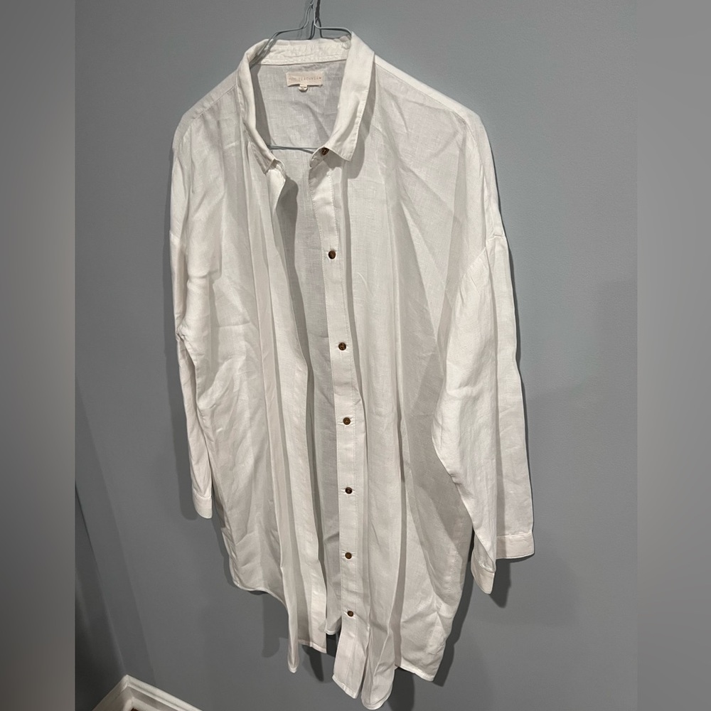 Next London gorgeous linen beach top!🤍
